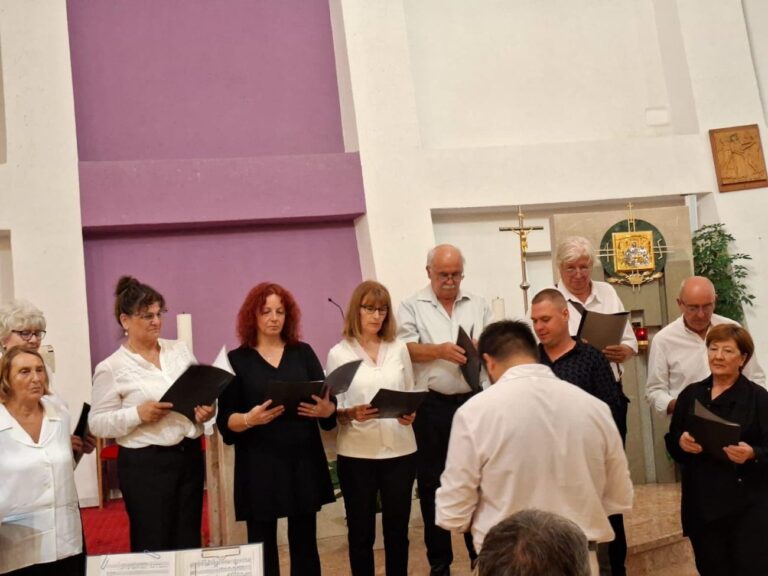Gostovanje župnog zbora na Mertojaku